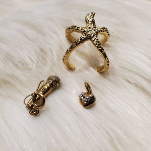 Star Fish Ring & Charms